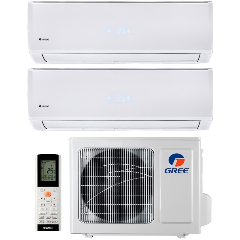 Комплект мульти-сплит системы Gree Free Match IV R32 GWHD(14)NK6OO + Smart R32 GWH(09)QB-K6DNB6I/I *2шт.