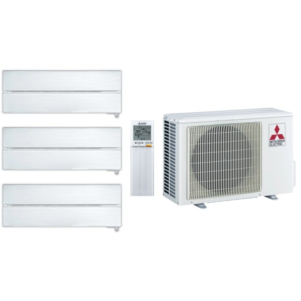 Комплект мульти-спліт системи Mitsubishi Electric Premium Pearl white Multi 68 (6+9+9)