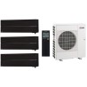 Комплект мульти-спліт системи Mitsubishi Electric Premium Hyper Heating Black Multi 83 (9+9+9)