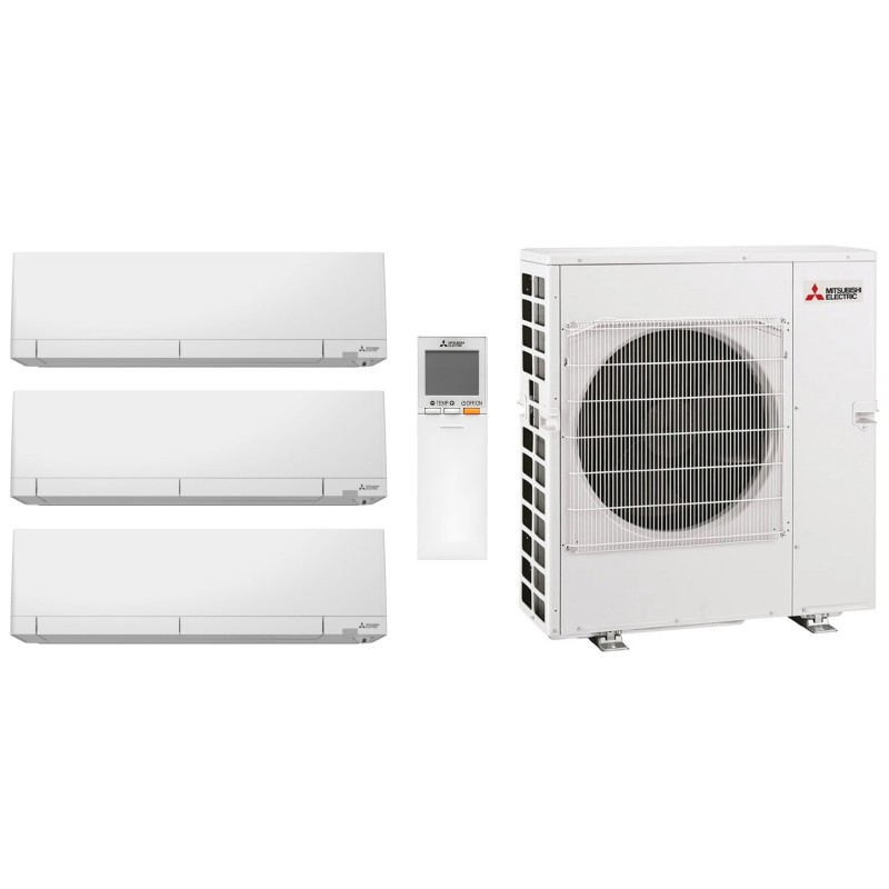 Комплект мульти-спліт системи Mitsubishi Electric RW Hyper Heating Multi 83 (9+9+12)