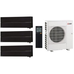 Комплект мульти-спліт системи Mitsubishi Electric Premium Hyper Heating Black Multi 83 (9+9+12)