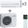 Комплект мультиспліт системи Mitsubishi Electric MXZ-3E68VA+MSZ-SF35VE+MSZ-SF15VA*2шт.