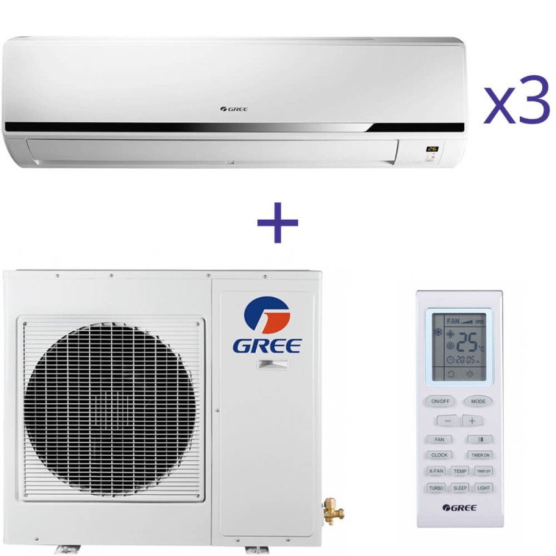 Комплект мультисплит системы Gree GWHD(21)NK3KO+GWH(12)KF-K3DNA5G/I+GWH(07)KF-K3DNA5G/I*2шт.
