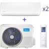 Комплект мультиспліт системи Midea M2O-14FN1-Q+MSMI-07HRFN1+MSMI-12HRFN1