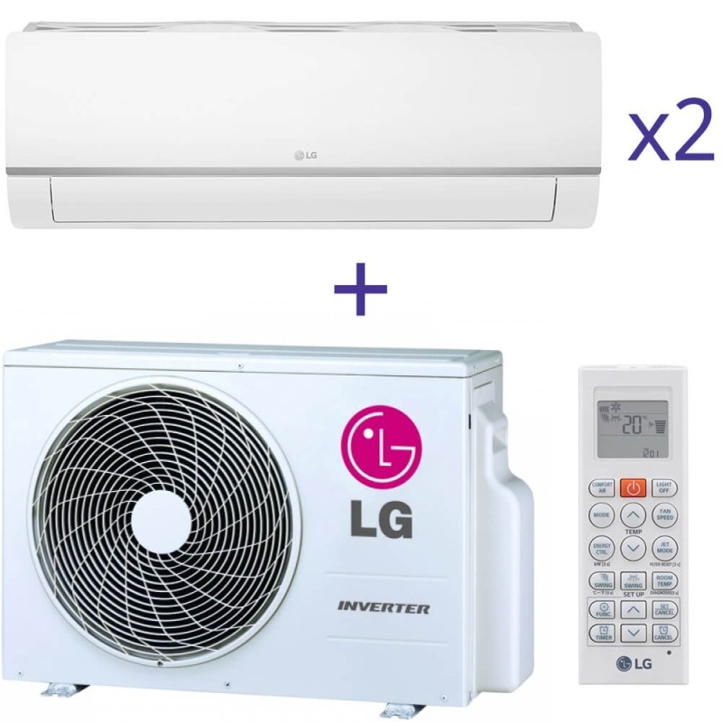 Комплект мультиспліт системи LG MU2M17+PM07SP+PM09SP