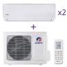 Комплект мультиспліт системи Gree Free Match R32 GWHD(18)NK6NO + GWH(09)QB-K6DNB6I/I (SMART R32)*2шт.