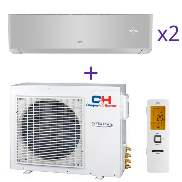 Комплект мультиспліт системи Cooper&Hunter CHML-U18RK2 + CH-S09FTXAM2S-SC(I)*2шт.