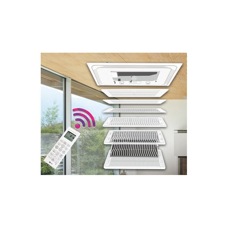 Комплект мульти-спліт системи LG MU4M27+CT24+PM07SP.NSJR0(2шт.)