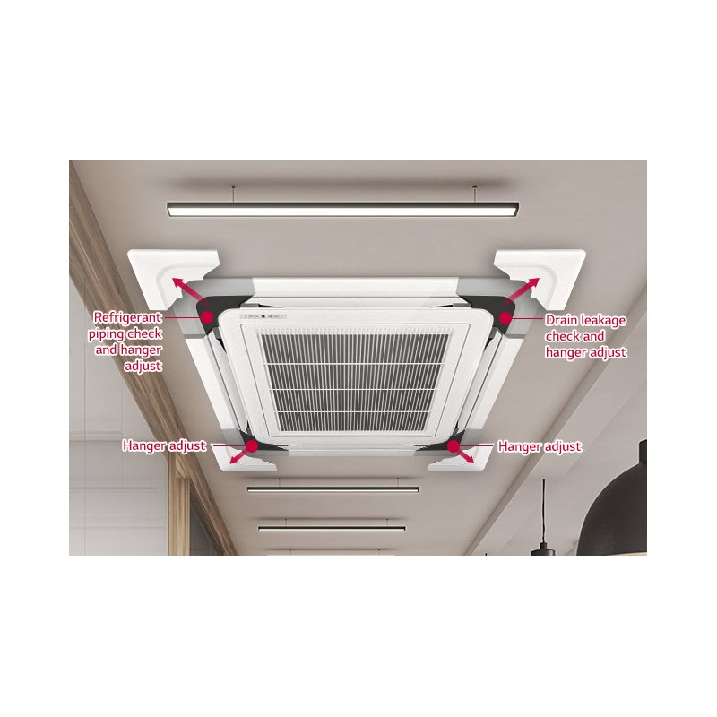 Комплект мульти-спліт системи LG MU4M27+CT24+PM07SP.NSJR0(2шт.)