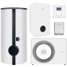 Тепловий насос Bosch Compress 5800i AWE 10, водонагрівач SMH390.1, система керування CR10, комунікаціний модуль K30