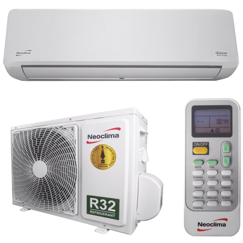 Кондиционер сплит-система Neoclima Yeti NS-24EHZIw/NU-24EHZIw