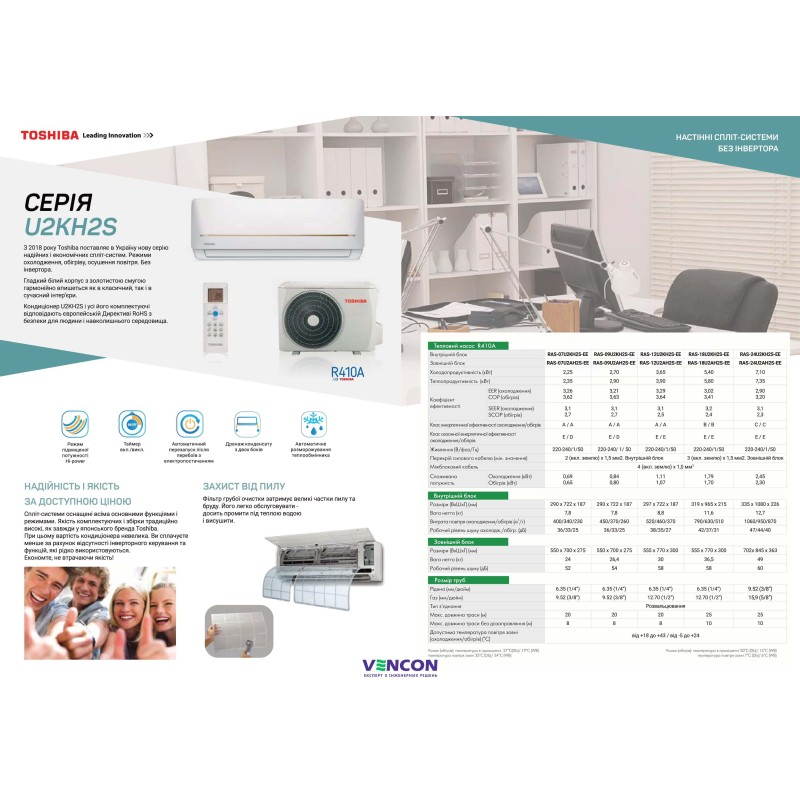 Toshiba RAS-24U2KH2S-EE/RAS-24U2AH2S-EE