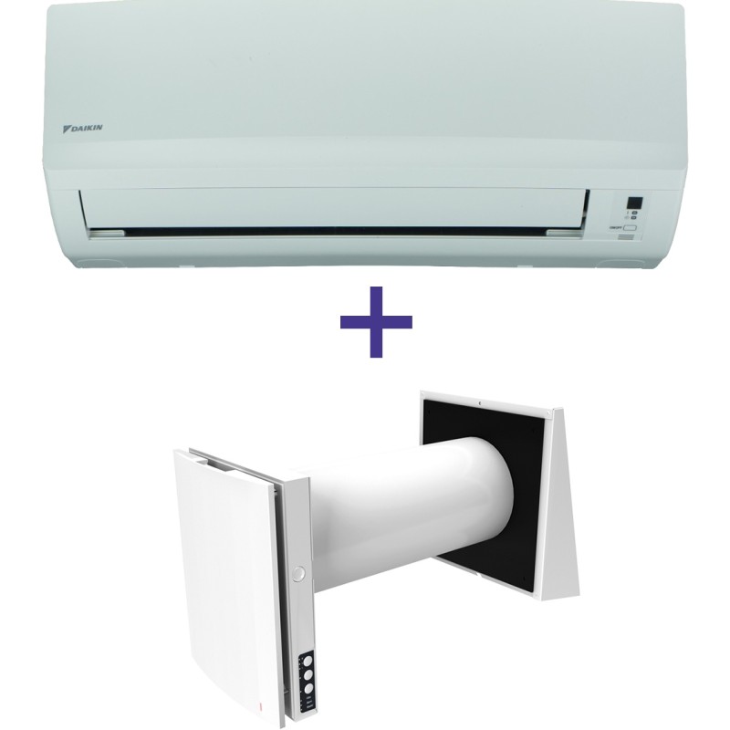Daikin FTXB20C/RXB20C + Blauberg Vento Expert A50-1 W
