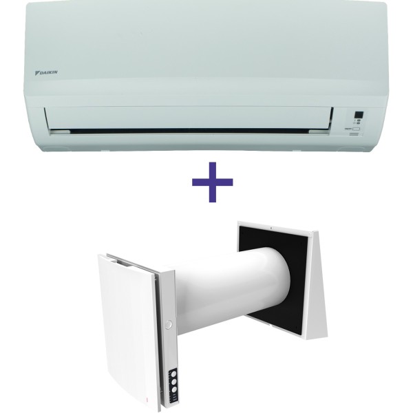 Daikin FTXB25C/RXB25C + Blauberg Vento Expert A50-1 W