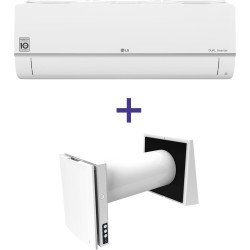 LG Mega Dual Inverter P09SP + Blauberg Vento Expert A50-1 W