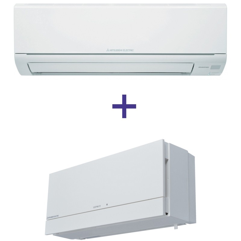 Кондиционер сплит-система Mitsubishi Electric Classic Inverter MSZ-DM25VA/MUZ-DM25VA + рекуператор Mitsubishi Electric Lossnay V