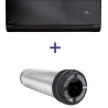 Кондиционер сплит-система Neoclima ArtVogue NS/NU-09AHVIwb + рекуператор Prana 150 Graphite Black