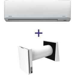 Toshiba RAS-10N3KVR-E/RAS-10N3AVR-E + Blauberg Vento Expert A50-1 W