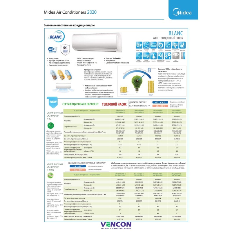Midea MA-24N1D0H-I/MA-24N1D0H-O
