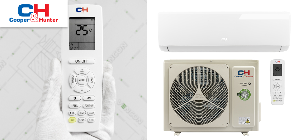 Cooper&Hunter Vital Inverter CH-S12FTXF-NG - кліматичне обладнання для створення комфортних умов
