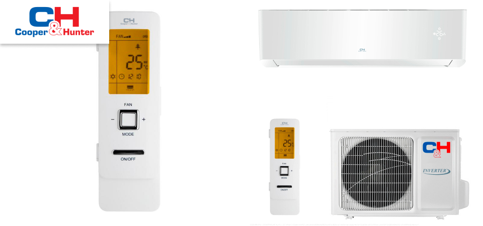 Cooper&Hunter SUPREME Continental CH-S09FTXAL-WP - довговічний кондиціонер з інверторним компресором