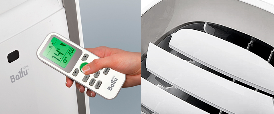 Управління та горизонтальні жалюзі Ballu BPAC-09 CE