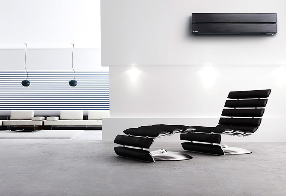 Mitsubishi Electric MSZ-LN50VGB-E1/MUZ-LN50VG-E1 Чорний кондиціонер на стіні